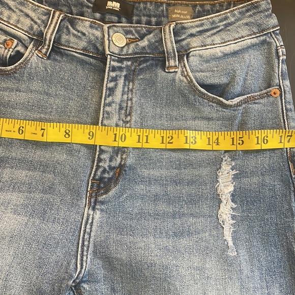 I & M Black Label High Rise Blue Denim Jeans, size 9, Mom Jeans, - Picture 8 of 12